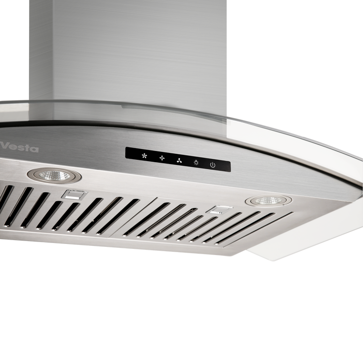 30" Vesta Rome 800 CFM Wall Mount Range Hood in Stainless Steel - VRH-ROME-30SS