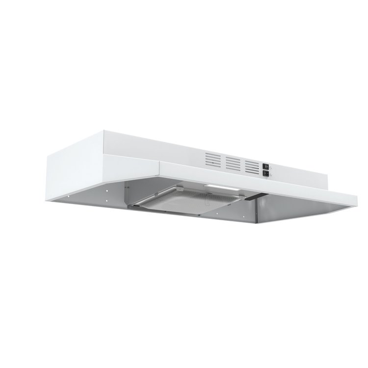30" Vesta Cincinnati White Under Cabinet Range Hood - VRH-CINCINNATI-30WH