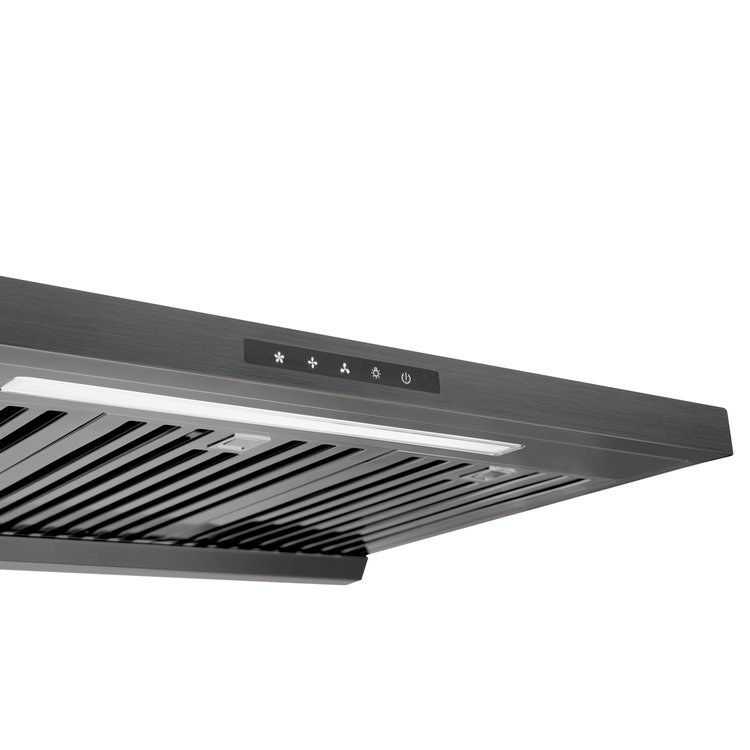 30" Vesta Arlington 850 CFM Under Cabinet Range Hood in Black Stainless Steel - VRH-ARLINGTON-30BS
