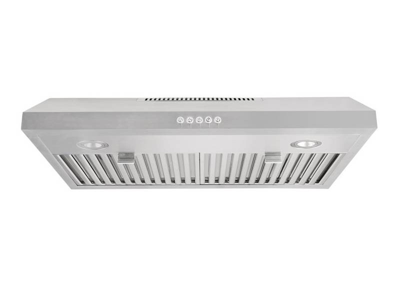 30" Vesta Charlotte 500 CFM Under Cabinet Range Hood in Stainless Steel - VRH-Charlotte-30SS