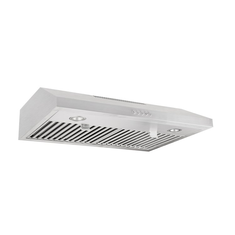 30" Vesta Charlotte 500 CFM Under Cabinet Range Hood in Stainless Steel - VRH-Charlotte-30SS