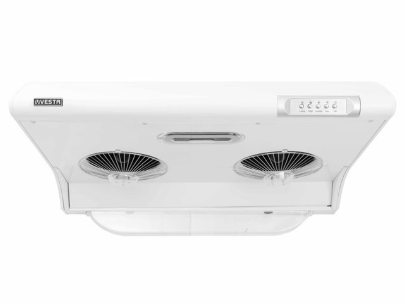 30" Vesta Columbus White Under Cabinet Range Hood - VRH-COLUMBUS-30WH