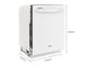 24" Whirlpool Large Capacity Dishwasher With Tall Top Rack In White - WDT740SALW