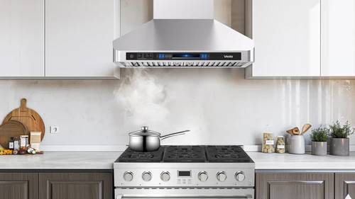 30" Vesta Munich DC Motor Wall-Mounted Range Hood - VRH-MUNICH-30SS