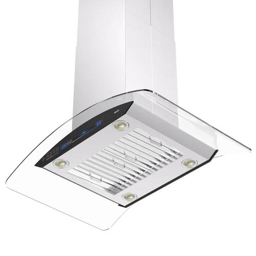 36" Vesta Island Range Hood in Stainless Steel - VRH-BELGRADE-36SS