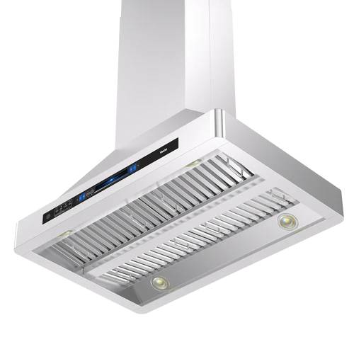36" Vesta Bratislava Island Range Hood in Stainless Steel - VRH-BRATISLAVA-36SS