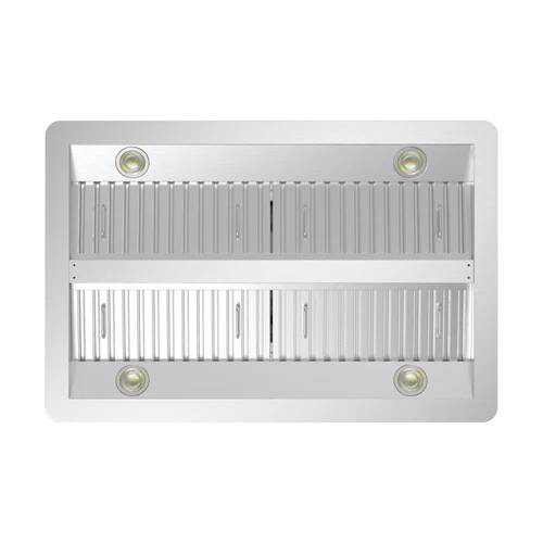 36" Vesta Bucharest Island Range Hood in Stainless Steel - VRH-BUCHAREST-36SS