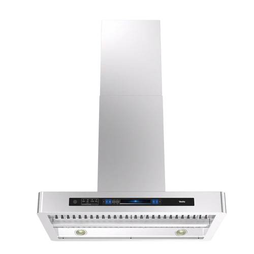 36" Vesta Bucharest Island Range Hood in Stainless Steel - VRH-BUCHAREST-36SS