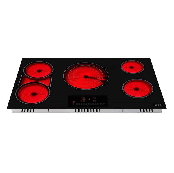 36" Vesta Maine Electric Cooktop with Bridge Element - VCE-MAINE-36SS