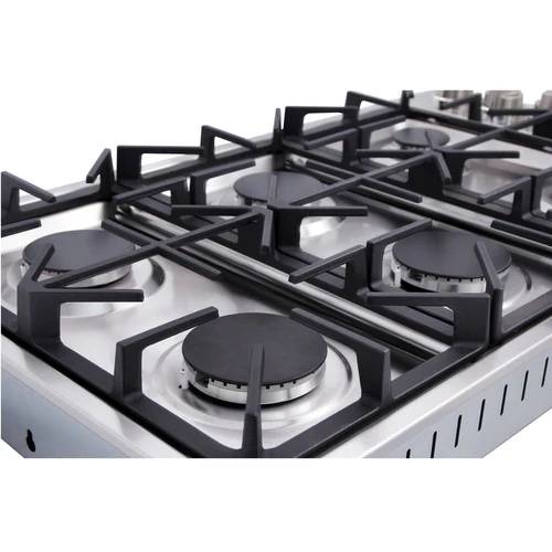 30" Vesta 4 Gas Burners Cooktop in Stainless Steel - VCG-VERMONT-30SS