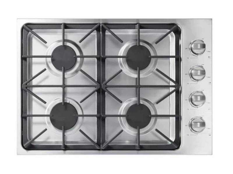 30" Vesta 4 Gas Burners Cooktop in Stainless Steel - VCG-VERMONT-30SS