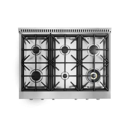 36" Vesta Quebec Gas Rangetop Cooktop - VRG-QUEBEC-36SS