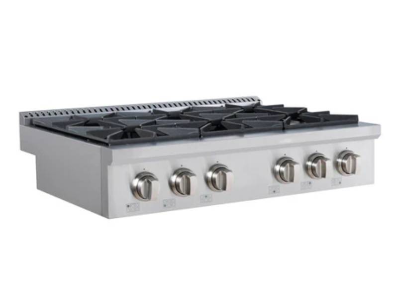 36" Vesta Quebec Gas Rangetop Cooktop - VRG-QUEBEC-36SS
