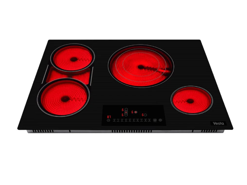 30" Vesta Maine Electric Ceramic Cooktop with Bridge Element - VCE-MAINE-30SS