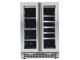 24" Silhouette French Door Beverage Center - SPRBC047D1SS
