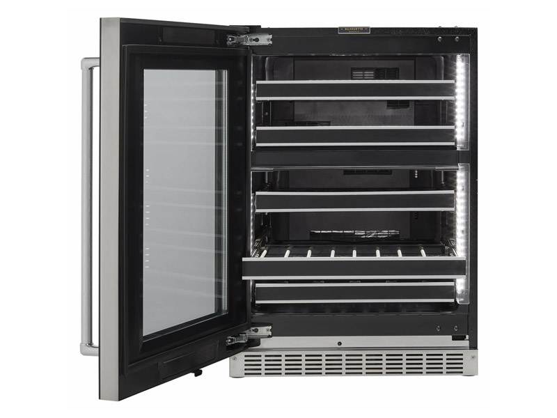 24" Silhouette Wine Reserve with Invisi-Touch Display - SRVWC050L- SS