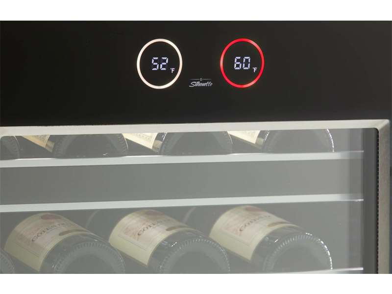 24" Silhouette Wine Reserve with Invisi-Touch Display - SRVWC050R - SS