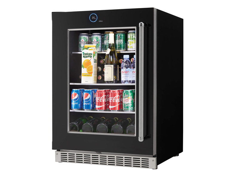 24" Silhouette Built-in Under Counter Refrigerator - SRVBC050L - SS