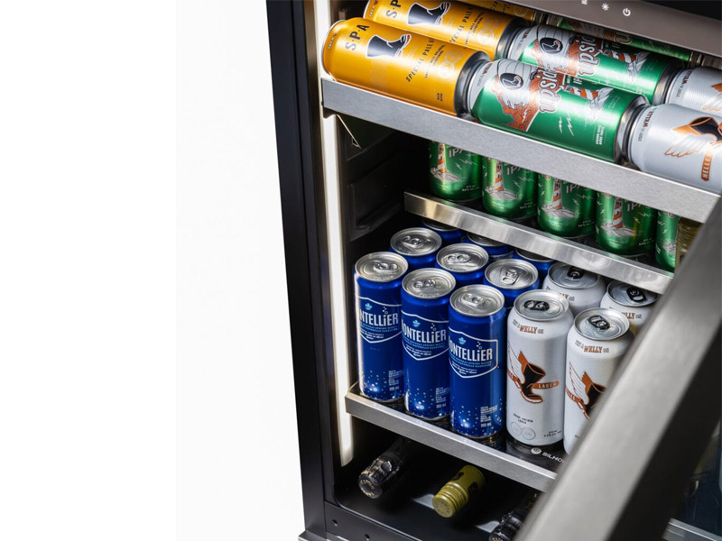 24" Silhouette Pro Gen 3 Built-in Beverage Center in Stainless Steel - SPRBC052D3SS