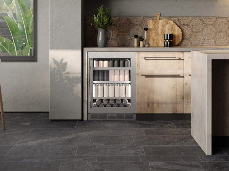 24" Silhouette Pro Gen 3 Built-in Beverage Center in Stainless Steel - SPRBC052D3SS