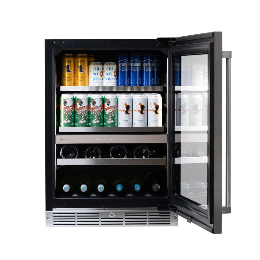 24" Silhouette Pro Gen 3 Built-in Wine and Beverage Center Panel-Ready - SPRWBC052D3SS-P