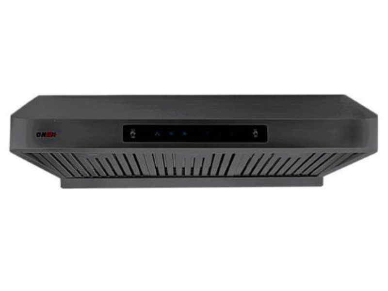 30" Onex Under-Cabinet Hood in Black Stainless Steel - OHF90R-BL