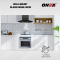 30" Onex Wall Mount Range Hood in Black Stainless Steel - OGF330-BL