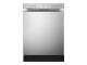 24" Midea 52 dBA Front Control Dishwasher with Interior Light - MDF24P2BST