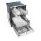 24" Midea Front Control Hybrid Tub Dishwasher in White - MDF24P2BWW
