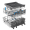 24" Midea Built-In Top Control Stainless Steel Dishwasher - MDT24P3CST