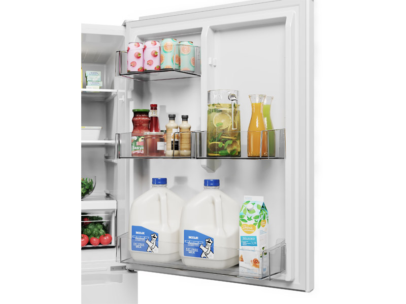 30" Midea 18.7 Cu. Ft. Bottom Mount Freezer Refrigerator - MRB19B7AWW