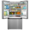 33" Midea 22.6 Cu. Ft. Counter-Depth French Door with Ice Maker Refrigerator - MRF23I7AST