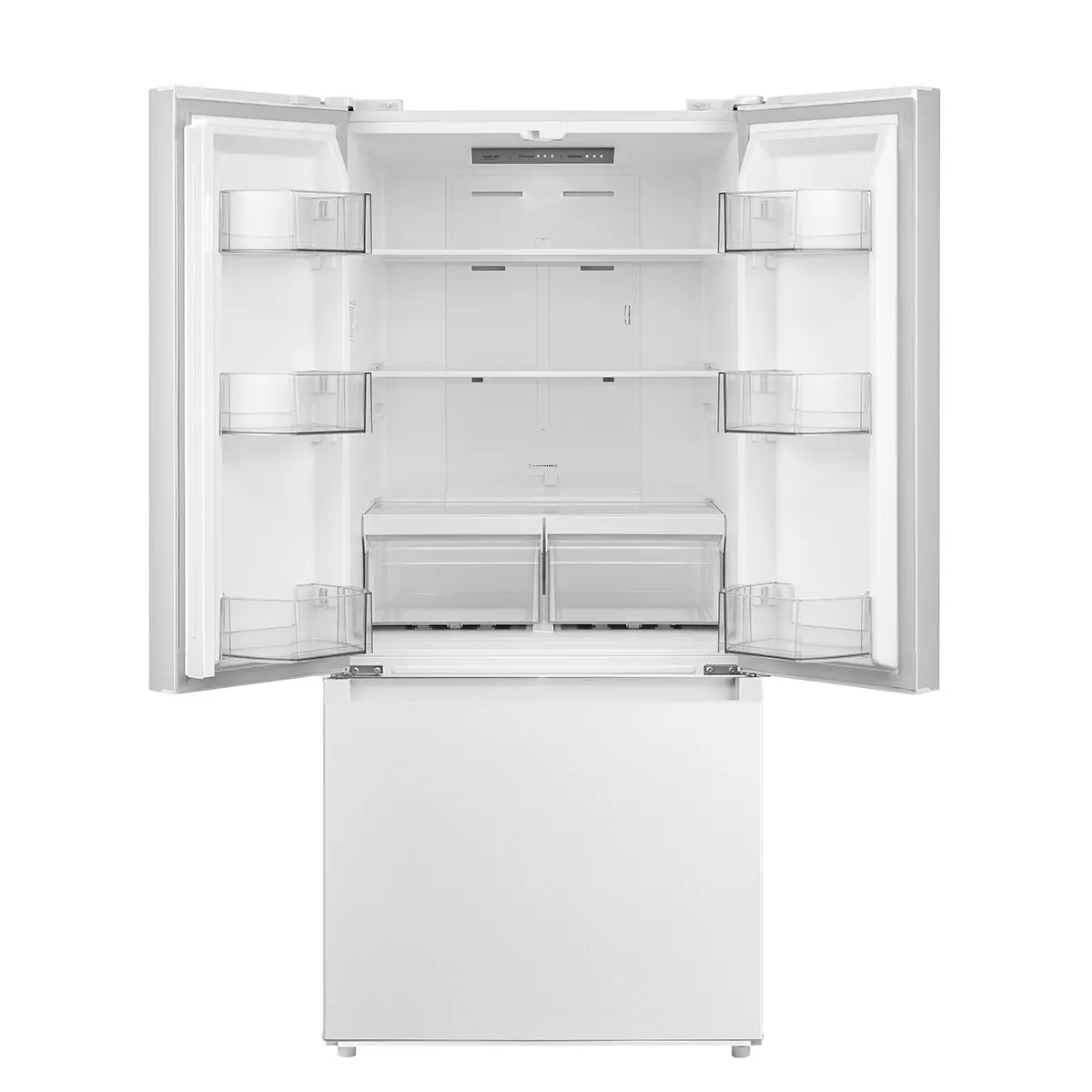 30" Midea 18.4 cu. ft. French Door Refrigerator with Recessed Handles - MRF18B4AWW
