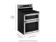 30" Maytag 6.7 Cu. Ft. Double Oven Electric Range With True Convection - YMET8800FZ