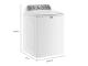28" Maytag 5.2 Cu. Ft. Top Load Washer with Extra Power - MVW5035MW