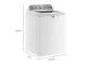 28" Maytag 5.5 Cu. Ft. Top Load Washer with Extra Power - MVW5430MW