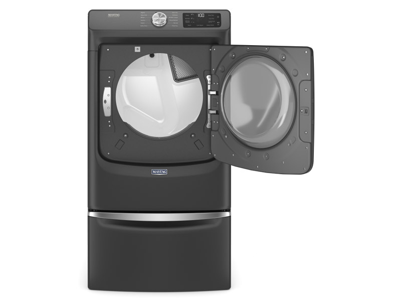27" Maytag 7.3 Cu. Ft. Front Load Gas Dryer with Extra Power and Quick Dry Cycle - MGD6630MBK