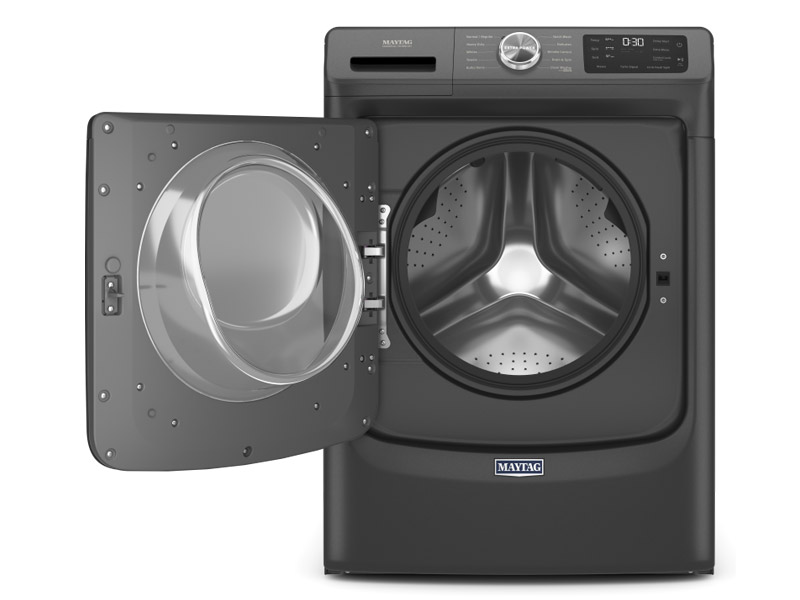 27" Maytag 5.2 Cu. Ft. Front Load Washer with 12-Hr Fresh Spin Option - MHW5630MBK