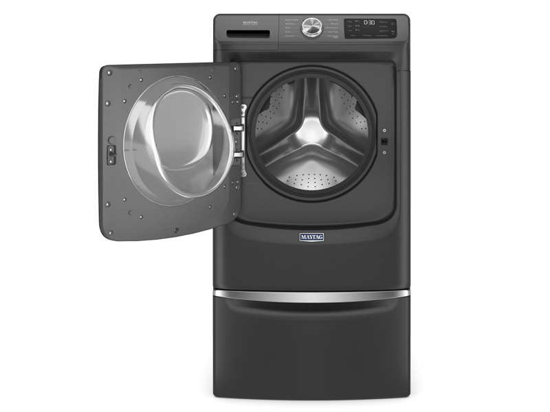 27" Maytag 5.2 Cu. Ft. Front Load Washer with 12-Hr Fresh Spin Option - MHW5630MBK