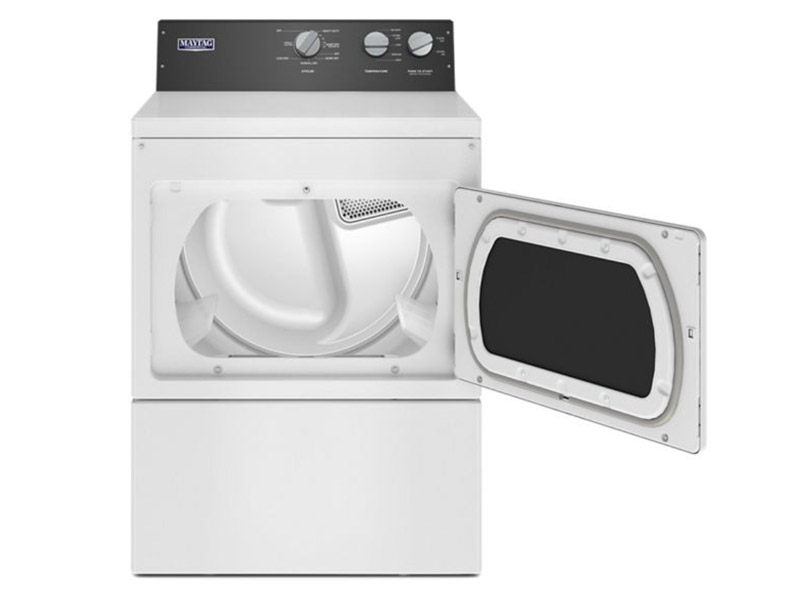 27" Maytag 7.4 Cu. Ft. Commercial-Grade Residential Dryer in White - MGDP586KW