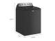 28" Maytag 5.5 Cu. Ft. Top Load Washer with Extra Power - MVW5430PBK