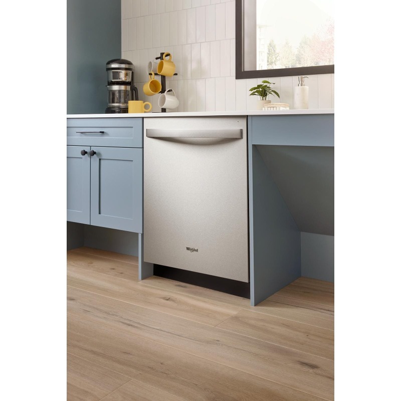 24" Whirlpool 50 dBA Flush to Cabinet Built-in Dishwasher - WDTF3024SZ