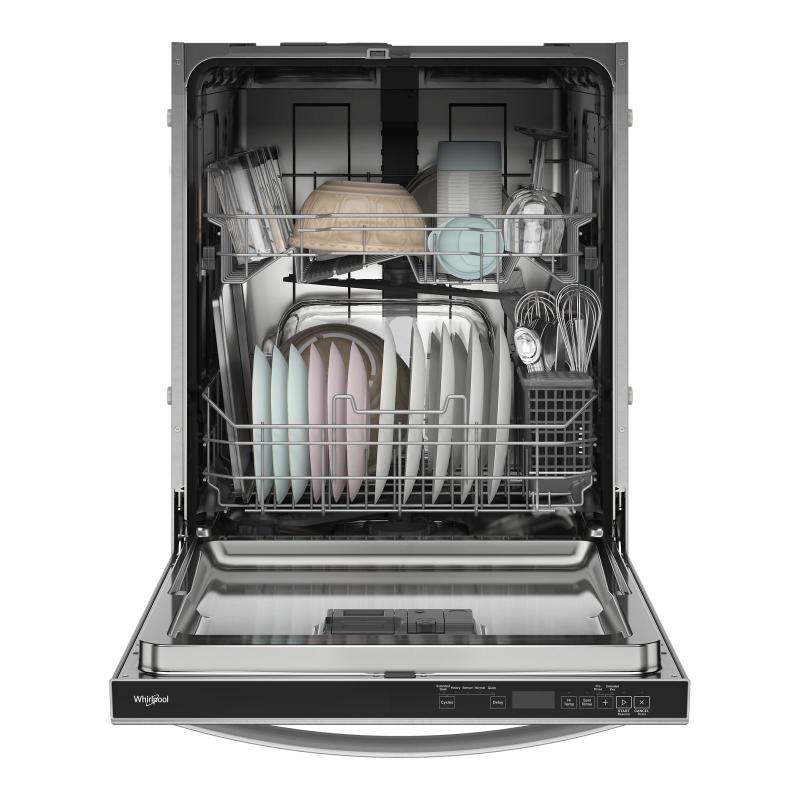 24" Whirlpool 50 dBA Flush to Cabinet Built-in Dishwasher - WDTF3024SZ