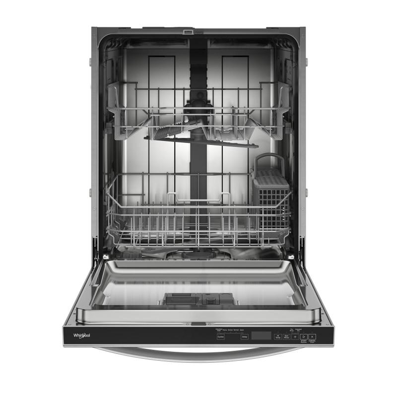 24" Whirlpool 50 dBA Flush to Cabinet Built-in Dishwasher - WDTF3024SZ