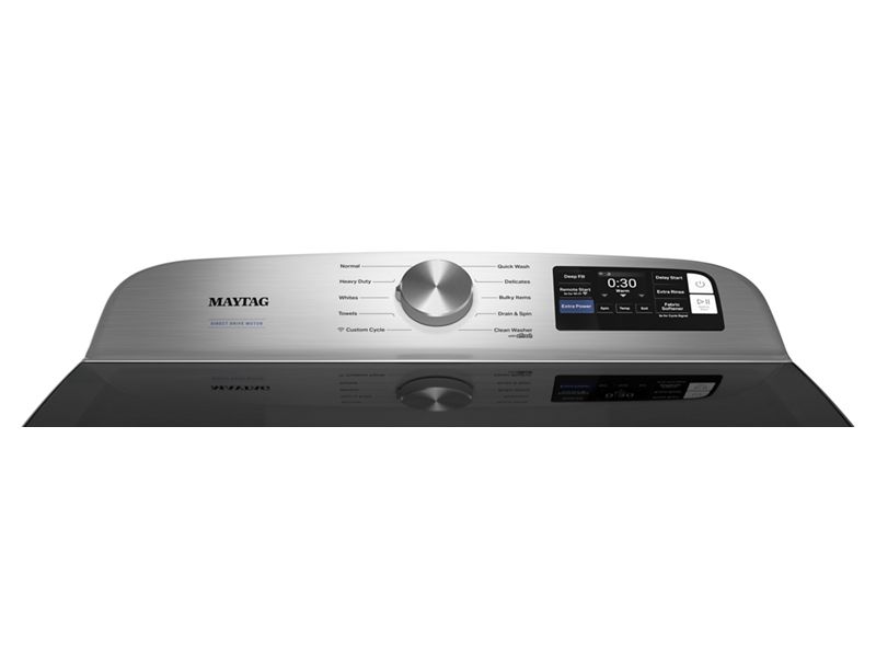 27" Maytag 6.0 Cu. Ft. Top Load Agitator Washer with Extra Power and Smart Appliance - MTW6205RF