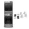 27" Maytag 5.5 Cu. Ft. Front Load Washer  7.3 Cu. Ft. Dryer and Stacking Kit - W10869845-MHW6630HC-MGD6630HC