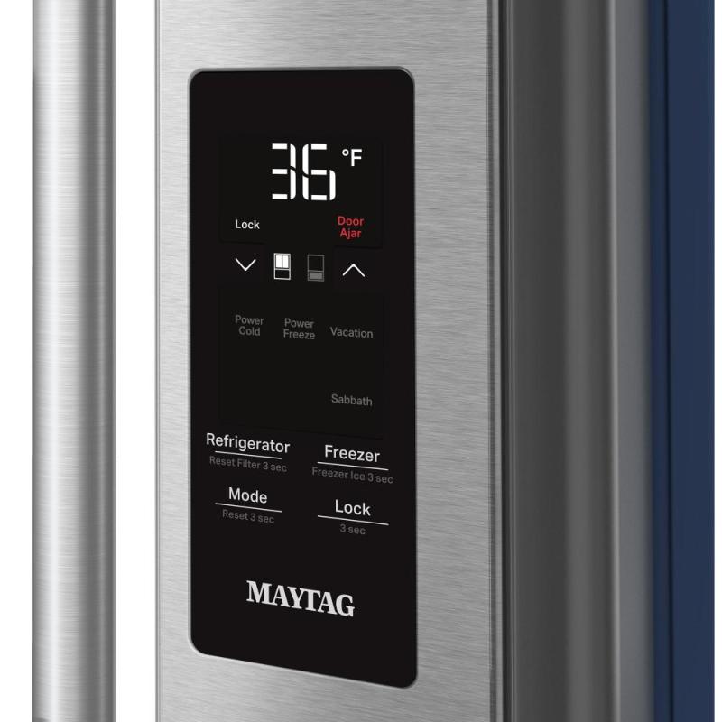 36" Maytag 31 Cu. Ft. XL Capacity French Door Bottom Mount Refrigerator - MRFF4336TZ