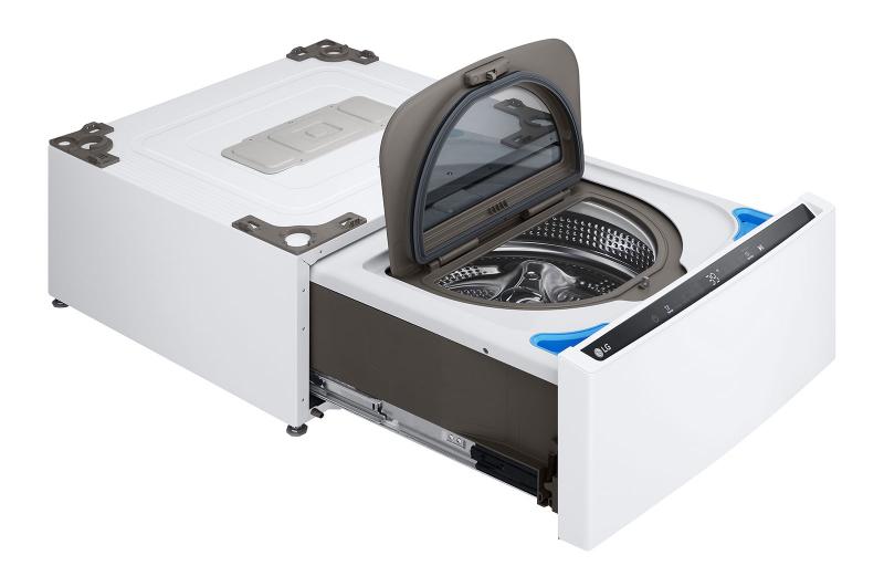27" LG 1.0 Cu. Ft. SideKick Pedestal Washer - WD300CW