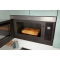 30" Whirlpool 1.1 Cu. Ft. Flush Mount Microwave with Turntable-Free Design in Black Stainless - YWMMF5930PV