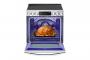 30"  LG 6.3 cu ft. Capacity Smart Wi-Fi Enabled ProBake Convection Electric Slide-in Range - LSEL6335F